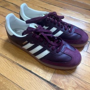Maroon Adidas Sambas Women’s 7.5